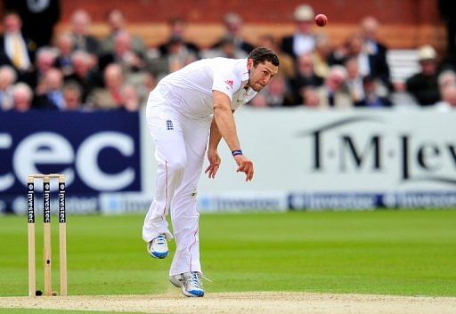 Swing bowling is when a bowler's delivery deviates in mid-air